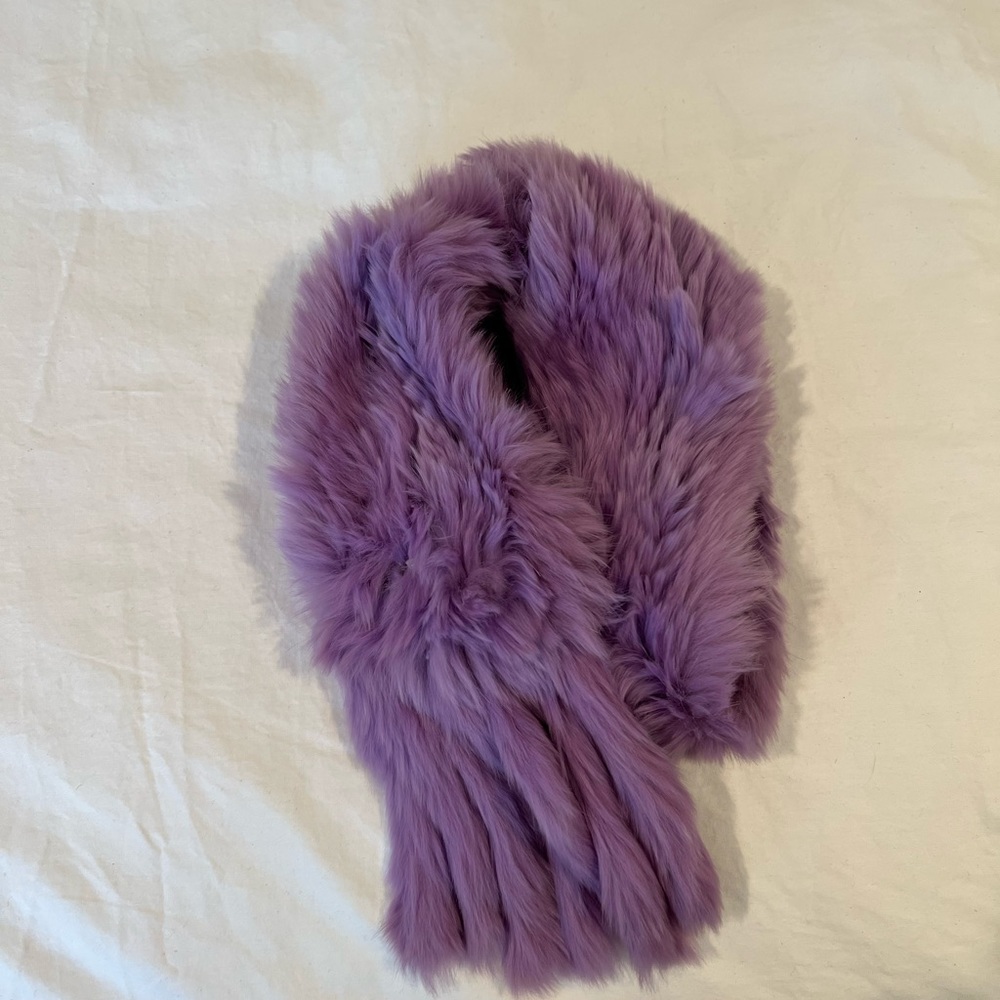 Trilogy Rabbit Fringe Scarf
